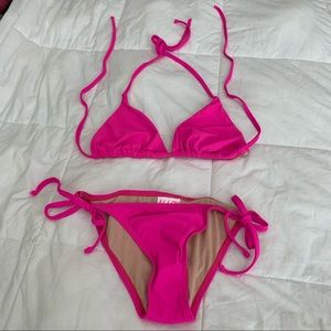 Alloy Hot Pink Triangle Bikini XL/S